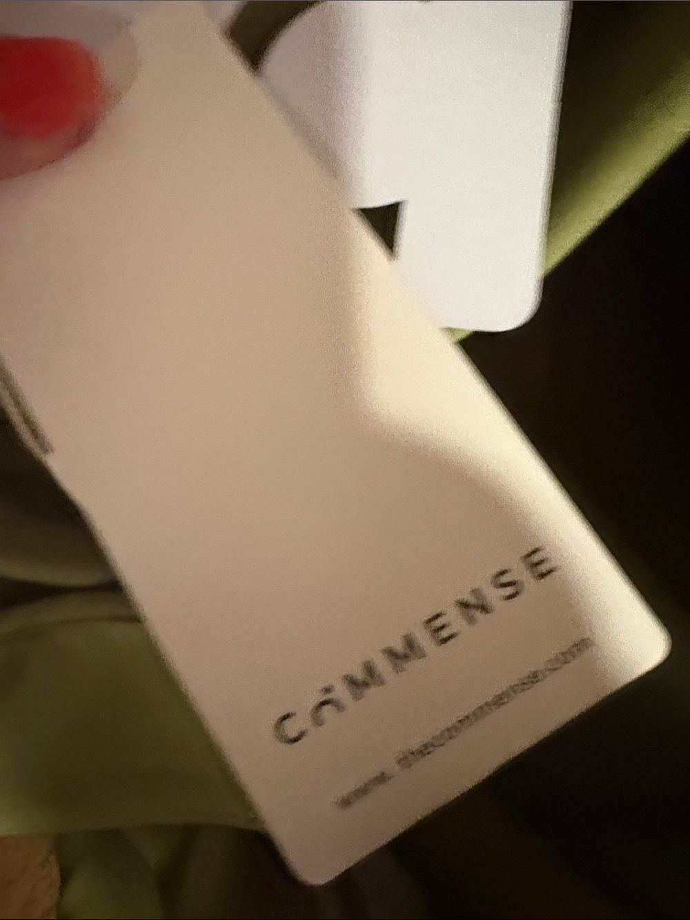 Commense Olive Satin Maxi Skirt - Picture 5 of 5